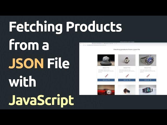 How to fetch data stored in a  json file |  Read with javascript local json file.