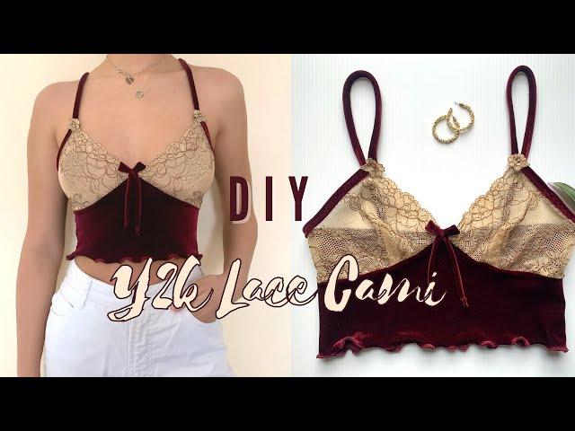 DIY Y2k Lace Cami/Pattern Available