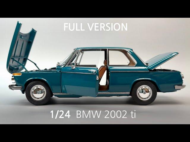 BMW 2002 ti 1/24 HASEGAWA Model car build [Full version]