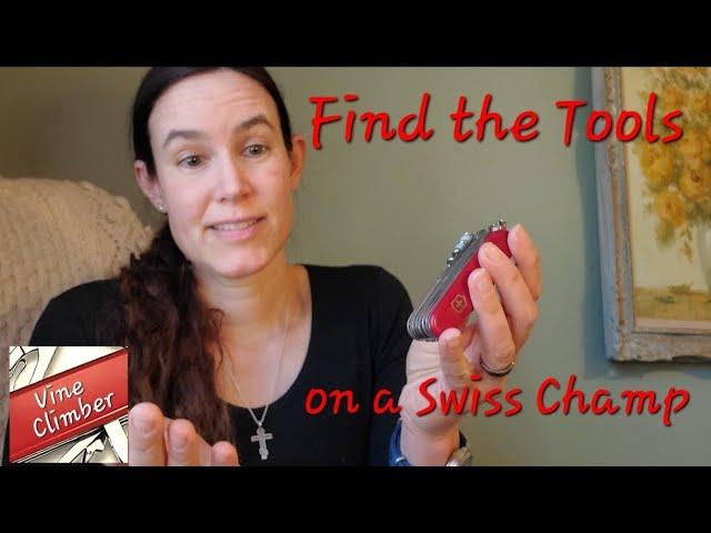 How to easily find all the tools on a Victorinox Swiss champ