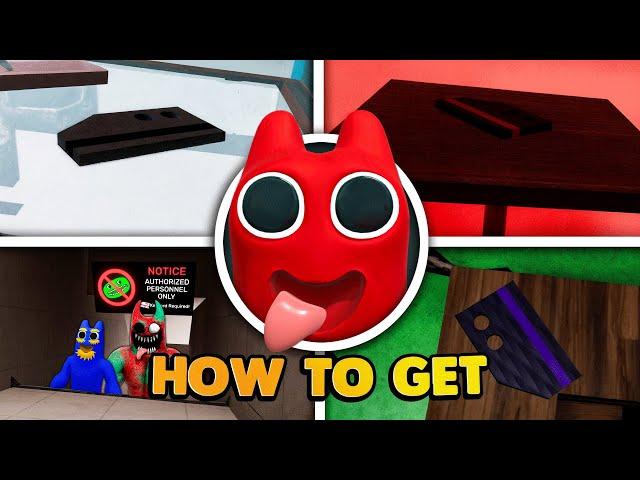 Garten of Banban RP X - How To Get Black Keycard & All Secret Keyсards (Roblox Showcase)