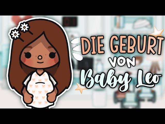 DIE GEBURT VON BABY LEO  | AESTHETIC ROUTINE/GESCHICHTE | TOCA BOCA STORY DEUTSCH