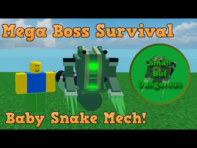 [EVENT] How to get the Baby Snake Mech in Mega Boss Survival Comeback 2024 Event! (Roblox)