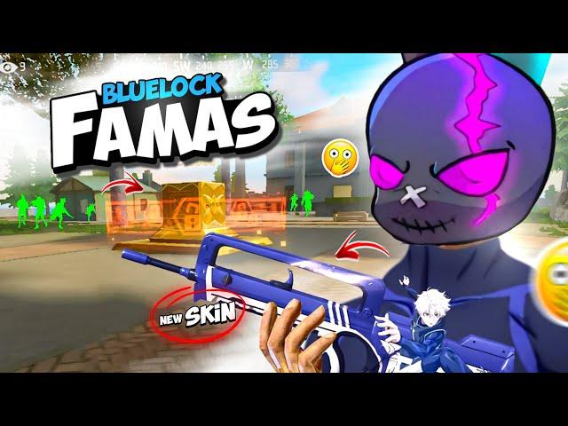 BLUE LOCK এর মেইন বান্ডিল নিয়ে NEW SKIN এর FAMAS চ্যালেঞ্জ  ফামাস পাওয়া আগ পর্যন্ত মারতে হবে ঘুশিয়ে