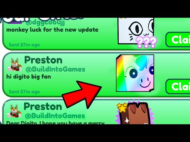 PRESTON GIFTED Me SECRET PETS in Pet Simulator X