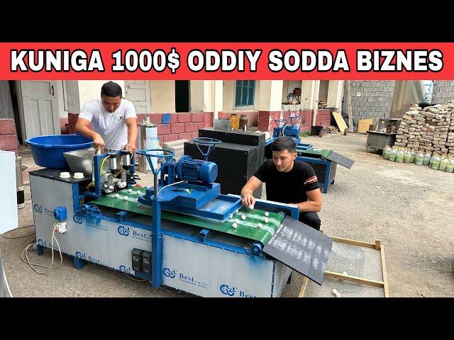 KUNIGA 1000$ ODDIY SODDA UY SHAROITIDA QURTOQ ISHLAB CHIQARISH BIZNESI