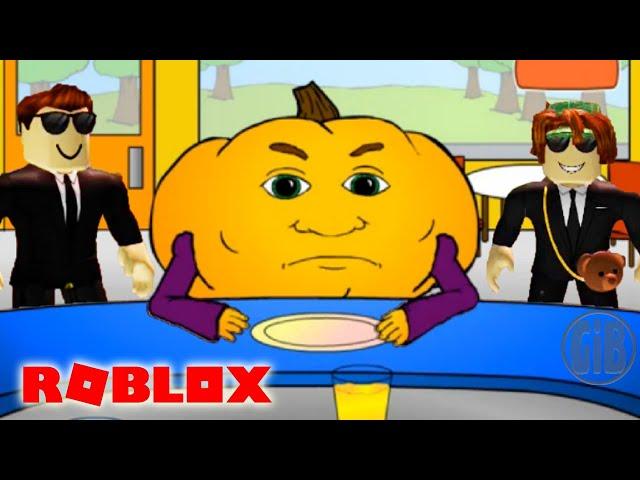 ROBLOX - HUNGRY PUMPKIN! - Gamers In Black attempt to feed it.