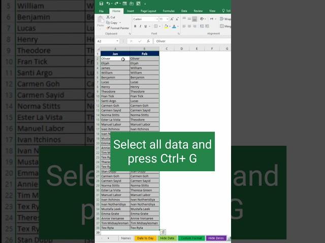 Excel Magic Trick #24 |  Row Difference | yt shorts