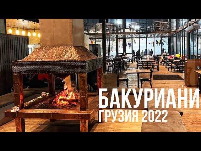 ВЫХОДНЫЕ В ГОРАХ! БАКУРИАНИ ГРУЗИЯ 2022 - ГОРНОЛЫЖНЫЙ КУРОРТ. "КУКУШКА" НЕ ХОДИТ. ЖДЁМ СНЕГОПАД