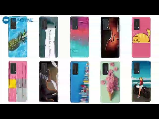 SS-057D mobile phone Back Cover Protector Sticker Customizable patterns for SUNSHINE SS-890C cutting
