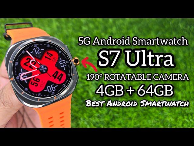 4g Android Smartwatch With Camera - FUll Review | S7 Ultra 4G Best Features Explained!