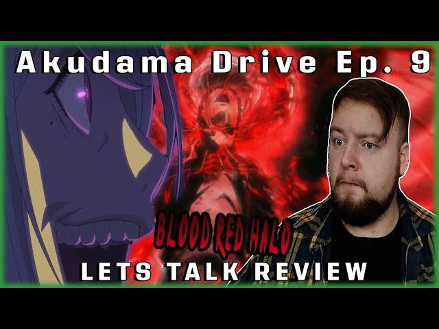 BLOOD RED HALO Akudama Drive Episode 9 Review