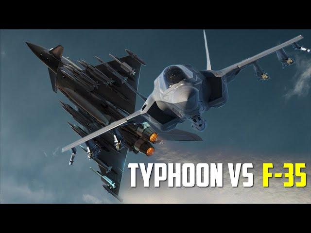 F-35B Lightning vs Eurofighter Typhoon Compares Two of the UK's Most Advanced Fighter Jets