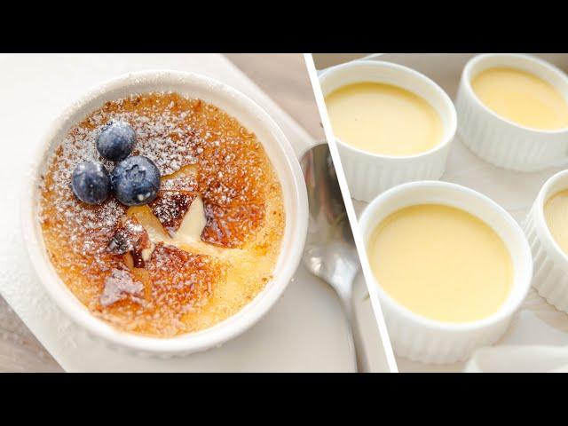 Easy to make at home! CREME BRÛLÉE the most delicious French dessert | Creme Brûlée easy recipe