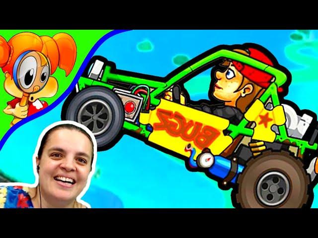 БолтушкА ВеселушкА рулит и побеждает! Игра Hill Climb Racing 2