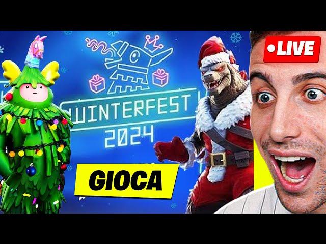 AGGIORNAMENTO di NATALE Oggi! -2 al WINTERFEST e al CAPANNO! Capitolo 6 Fortnite ITA Live