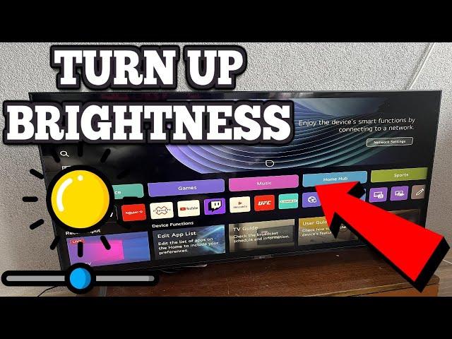 How To Turn Up Brightness On LG Smart TV