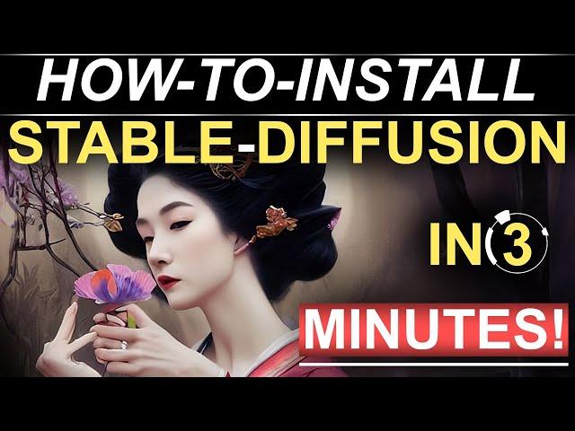 Install Stable Diffusion Locally (In 3 minutes!!)