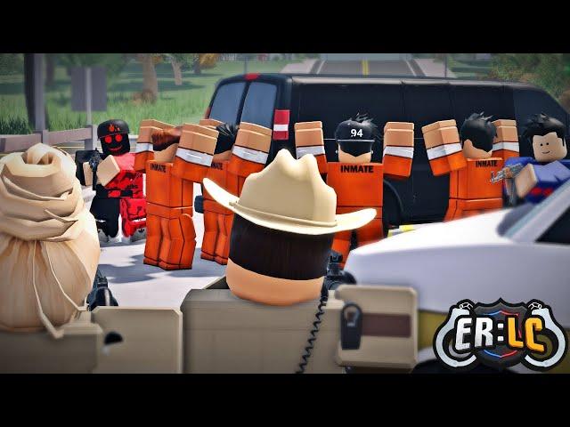 Mafia AMBUSHED our Prisoner Transport! - ERLC Liberty County Roblox