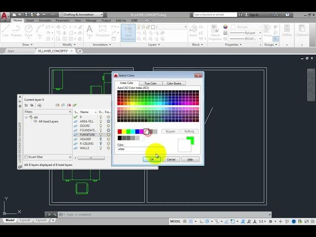 Introducing the Layer Properties Manager Palette