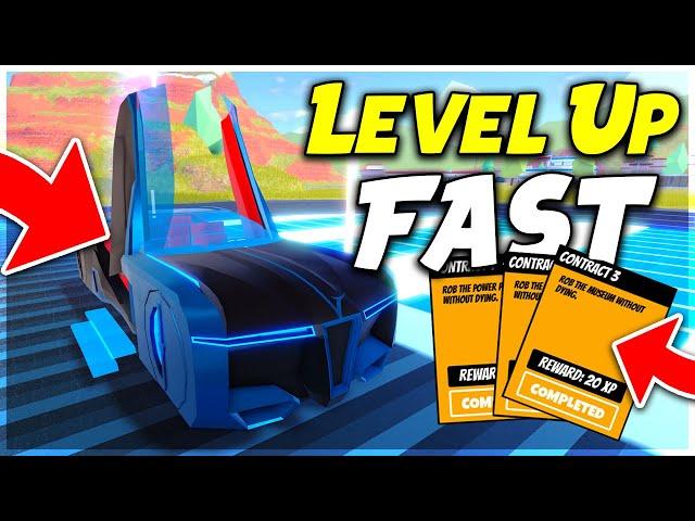 *FASTEST* Insane Method To Level Up in Roblox Jailbreak Season 8 (Roblox)