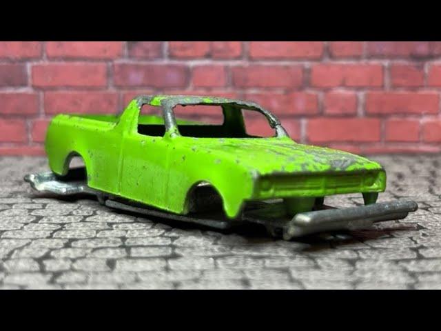 Vintage Fun Ho! Diecast 1969 HT Holden Ute Restoration & Carton Creation