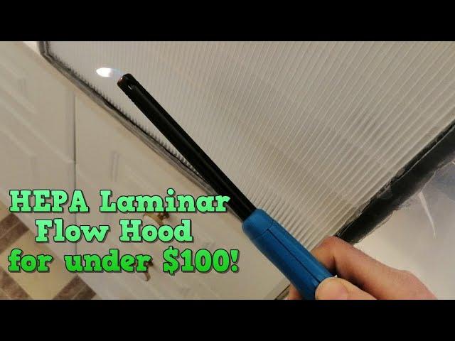 Build Your Own Laminar Flow Hood for less than $100 (really WORKS!)