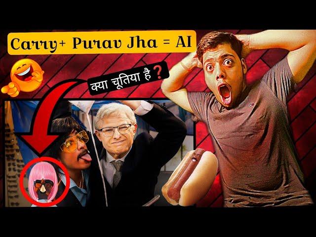 CarryMinati + Purav Jha = AI Chaos | My Unfiltered Reaction!