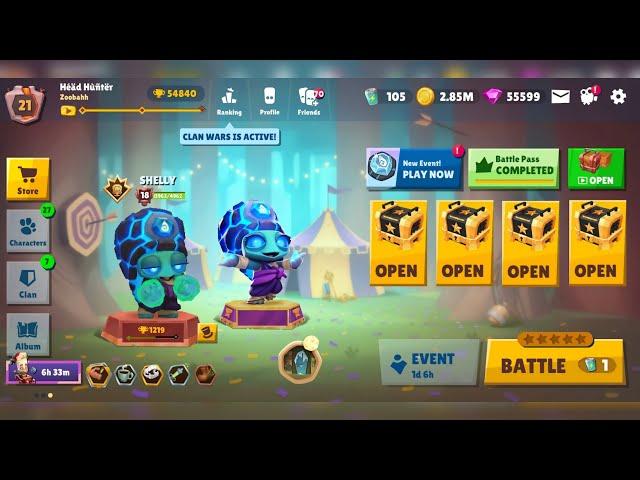 Zooba Black Crate Shelly All Event x92000 Extra Today Reward Squad Gameplay