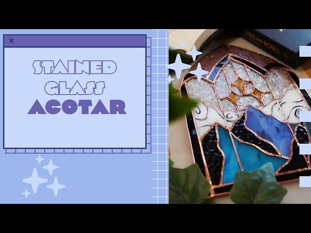 ACOTAR: Stained Glass Cutting Velaris The City of Starlight Pattern: Patreon Preview