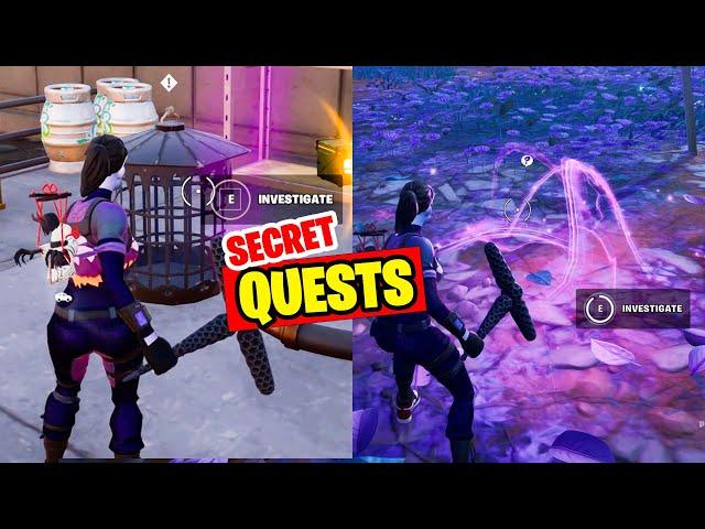 All Secret XP Quests in Fortnite Chapter 6 After Update (Hidden Quests)