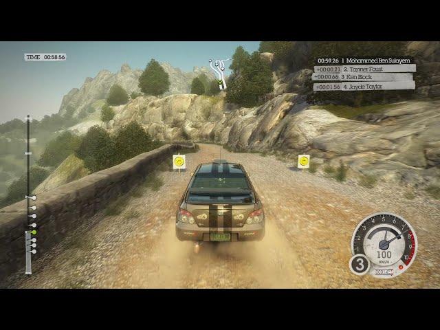 Dirt 2 - Rally World Tour (Croatia, Morocco, Malaysia, China, Baja) on hardcore difficulty