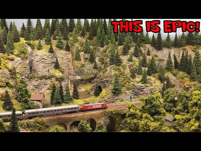 Miniature Train World! These Model Trains are so Realistic! Mountains, Factories, Train Stations!!!