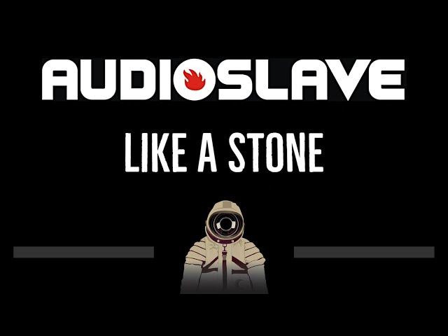 Audioslave • Like A Stone (CC)  [Karaoke] [Instrumental Lyrics]