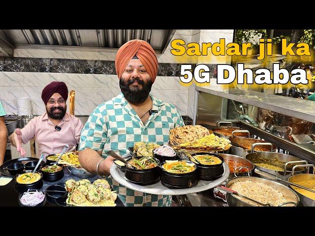 East Delhi wale Sardar ji ka Pure Veg Dhaba | Tandoori Aloo , Shahi Paneer , Chaap