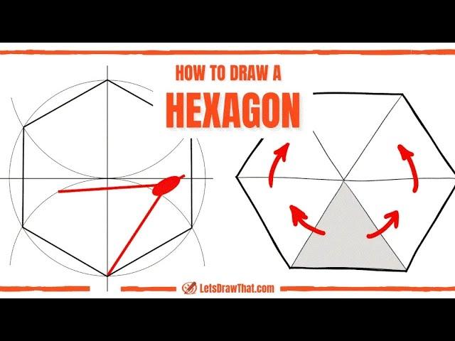 HOW TO DRAW A HEXAGON USING DISTANCE ACROSS METHOD