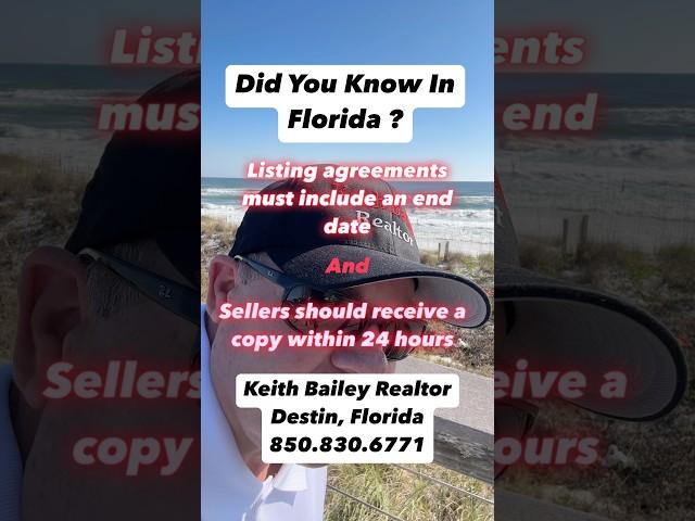 Keith Bailey Realtor Shares TOP Florida Listing Agreements Secrets