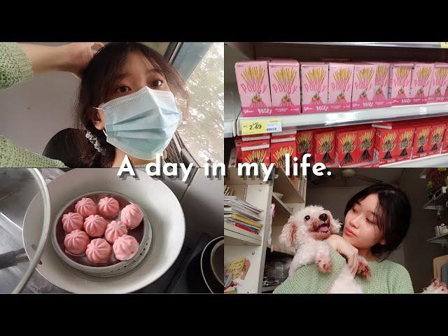 vlog : a day in my life |  semester break | eating pink foods | Malaysia | Kuala Lumpur