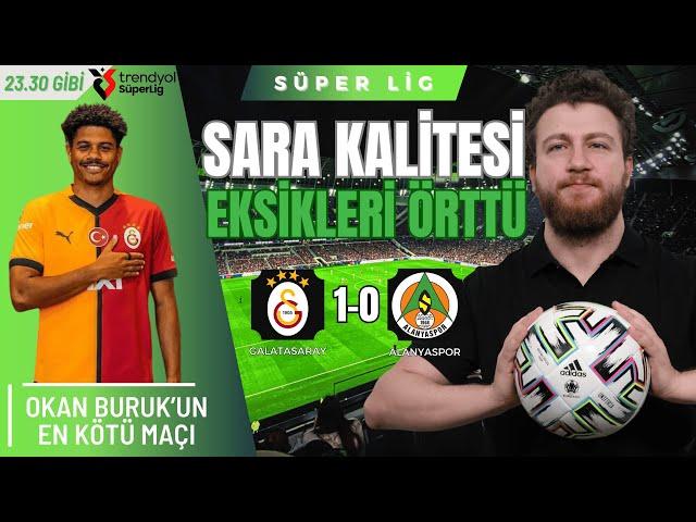 Galatasaray 1-0 Alanyaspor... Serdar Dursun Seriyi Bitirdi! İlk Yarı, İkinci Yarı Farkı...