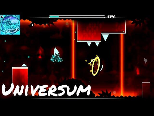 AWESOME GAMEPLAY ! | 'Universum' 100% By Peton [DAILY LEVEL] | Geometry Dash [2.1] - CorroX