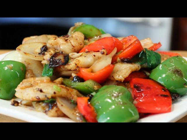 Savory Fish with Black Bean Garlic Sauce