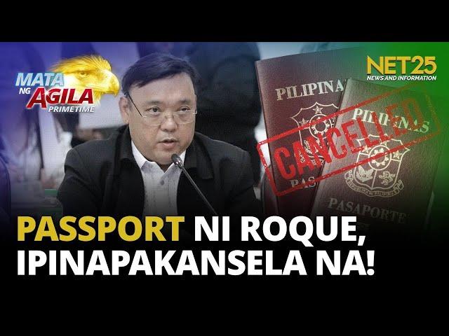 DOJ humiling sa korte na kanselahin ang passport ni Roque