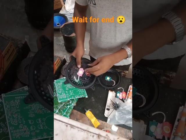 #How to Light a Mesh on 6 Inch Speakers #6 इंची स्पीकर ओं की जाली पर लाइट कैसे लगाते हैं