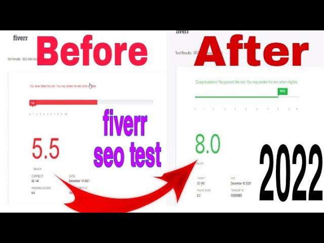 fiverr seo test skill assessment test 2022|| fiverr test failed to pass lec#11