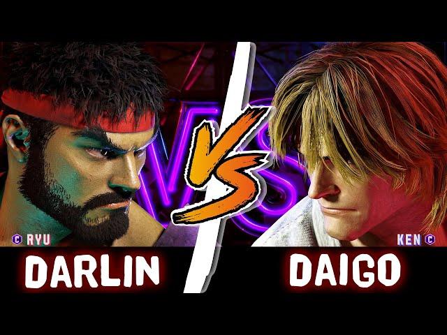 SF6 - Darlin (Ryu) vs Daigo (Ken)  - Street fighter 6