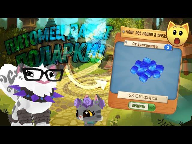 ЧТО СДЕЛАТЬ, чтобы ПИТОМЕЦ дарил ПОДАРКИ в Animal Jam? - Туториал.