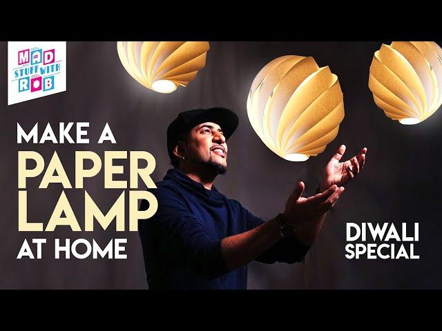 Make a PAPER LAMP at HOME | DIWALI SPECIAL | MILKY BAR