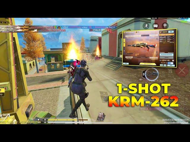 BEST 1-TAP KRM 262 GUNSMITH COD MOBILE | CODM BR FULL GAMEPLAY