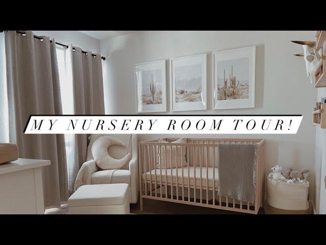 NURSERY ROOM TOUR / ORGANIZATION ! Minimalist + Gender Neutral Colors