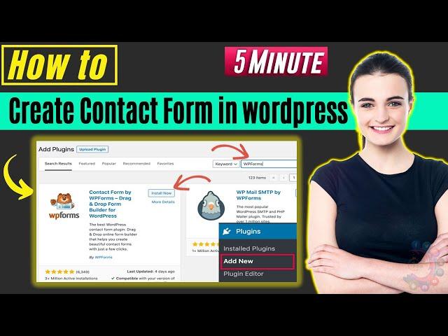 How to create contact form in wordpress 2024